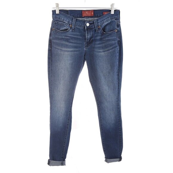 Lucky Brand Women's Brooklyn Skinny Ankle Jeans Denim Blue Whiskered Size 0/25 - Picture 1 of 6